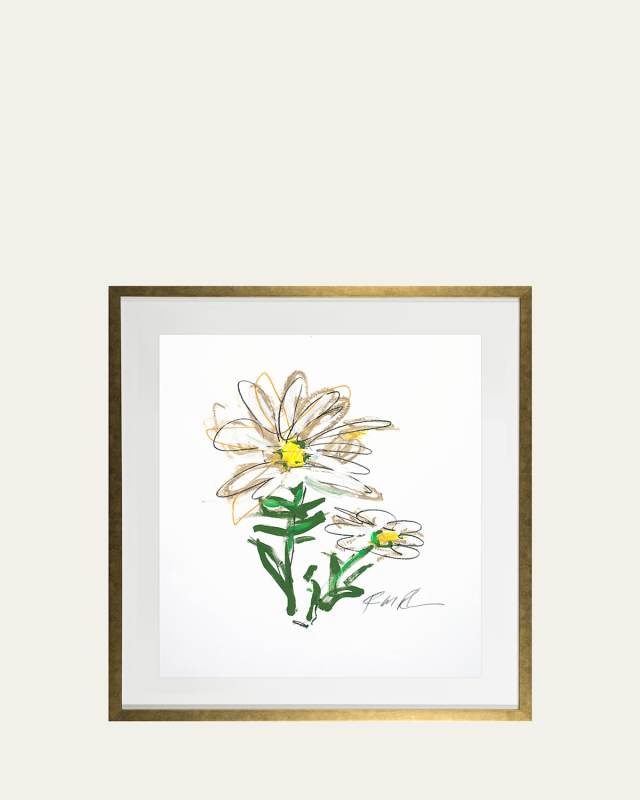 "Yellow & White Daisy - Flower 5" Giclee by Robert Robinson